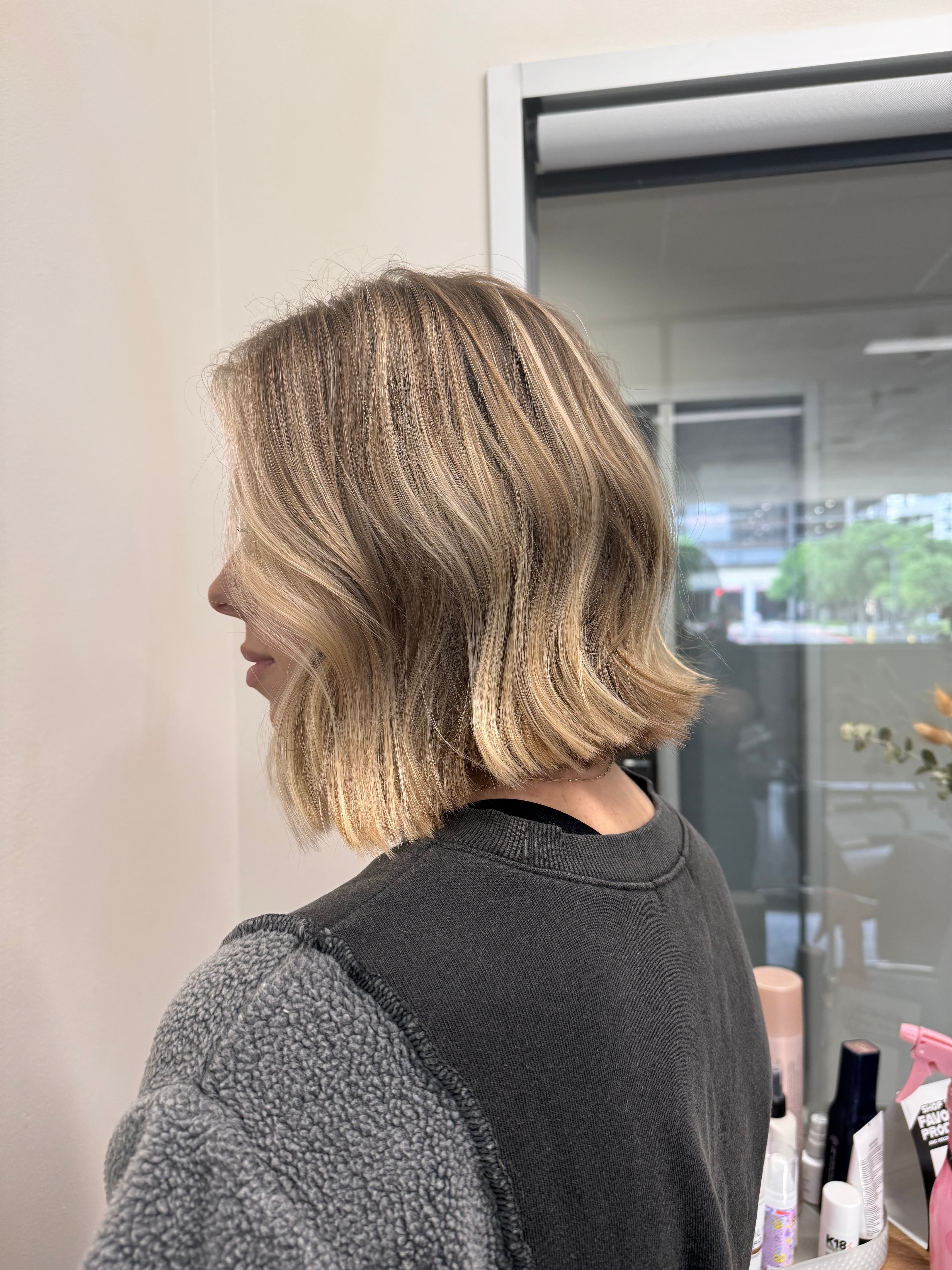 partial blonde hair color