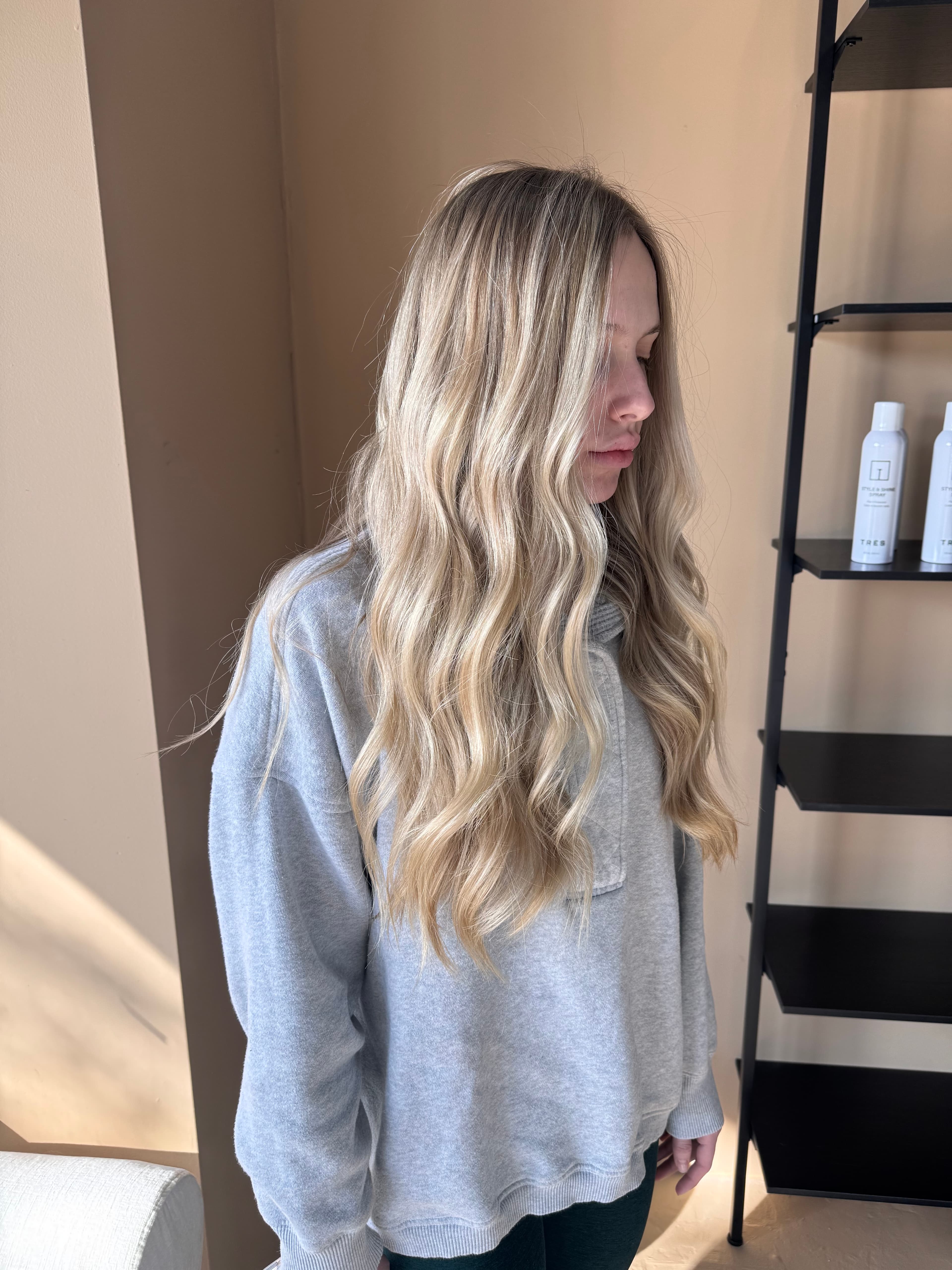 partial blonde hair color